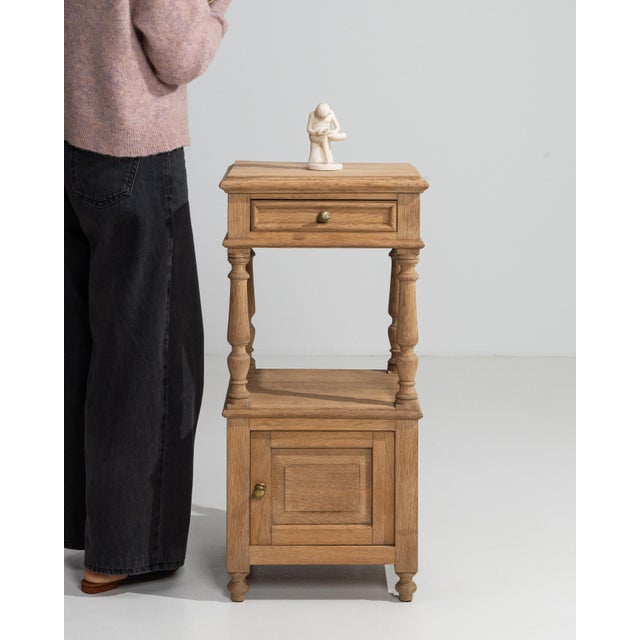 Early 20th Century French Oak Side Table For Sale - Image 10 of 15