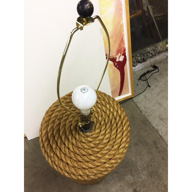 Oversized Rope Base Table Lamp Chairish