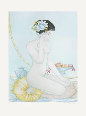 1987 Mara Tran-Long Aurelia Lithograph