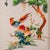 Early 20th Century 1930's Vintage Embroidered Bird Panel For Sale - Image 5 of 9