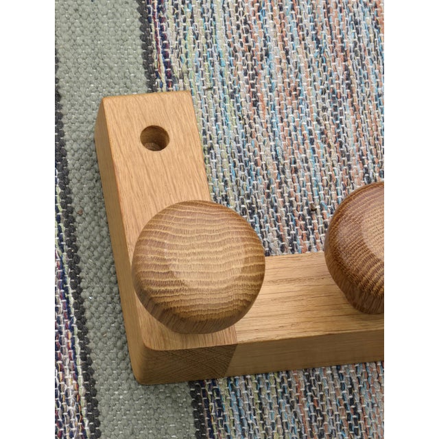 3-Hook Coat Rack by Guillerme and Chambron, 1970s For Sale - Image 11 of 12