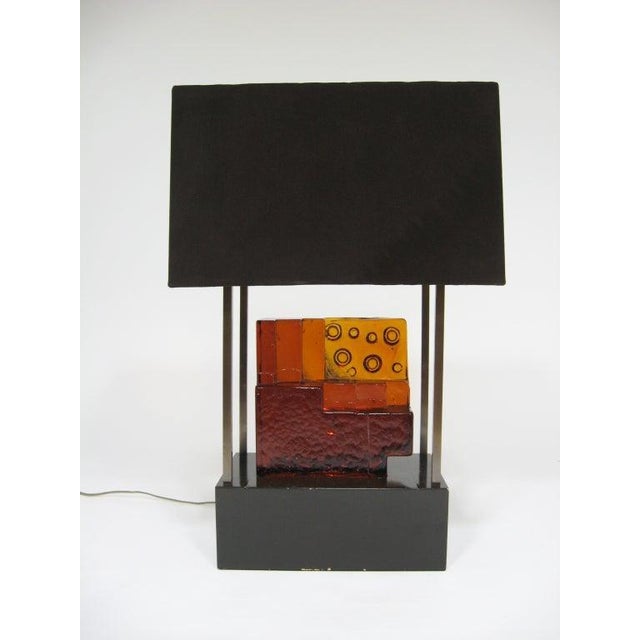This fantastic one of a kind lamp was designed as part of the interior that Arthur Elrod created for the Johnson...