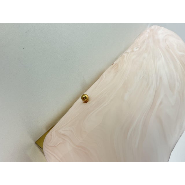 Cream Mid-Century Venetian Wall Lamp in Murano Glass, 1960s For Sale - Image 8 of 13