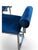 2020s Pair of Hollywood Regency Cobalt Blue Velvet & Chrome Benches For Sale - Image 5 of 11