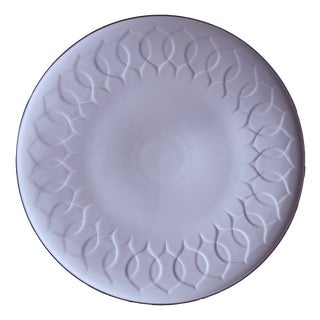 Lotus Platin Cake Plate by Björn Wiinblad for Rosenthal, 1980 For Sale