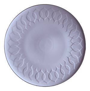 Lotus Platin Cake Plate by Björn Wiinblad for Rosenthal, 1980