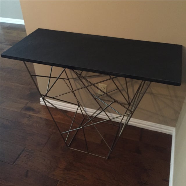 Modern Metal Console Table Chairish