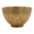 Vintage Hand-Etched Brass Floral Catchall Bowl - Made in India For Sale