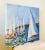 Late 20th Century Late 20th-Century Giclée Signed Print on Canvas of Sailboats on Lake Geneva For Sale - Image 5 of 12