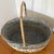 Gray Vintage Gray Gathering Basket With Bunny Rabbit Motif For Sale - Image 8 of 11