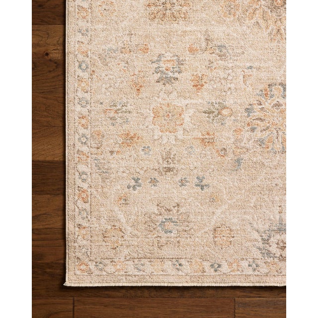 2020s Chris Loves Julia x Loloi Palma Natural / Multi 18" x 18" Sample Rug For Sale - Image 5 of 7