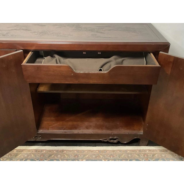 Early 21st Century Drexel Heritage Ming Treasures Collection Credenza For Sale - Image 5 of 9