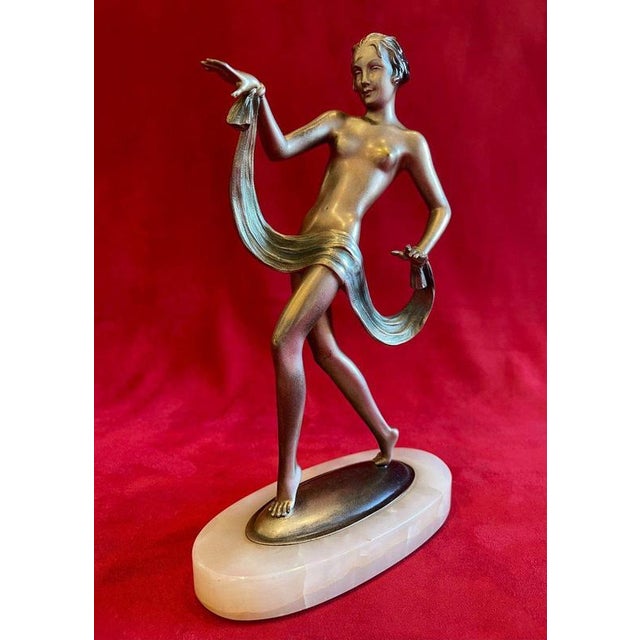 Dancer in Bronze by Joseph Lorenzl For Sale - Image 11 of 11