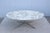 Knoll Mid-Century Florence Knoll Oval Dining Table Desk 78" Arabescato Marble, 2008 For Sale - Image 4 of 18