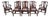 Set of 8 Maitland Smith Mahogany Dining Chairs For Sale