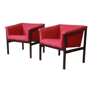 Edward Wormley for Dunbar Club Chairs, Pair For Sale