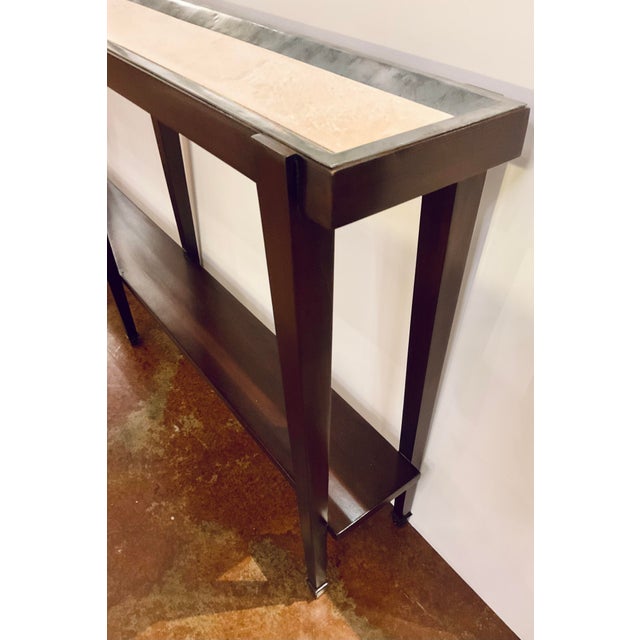 Maitland - Smith Maitland-Smith Winthrop Narrow Console Table For Sale - Image 4 of 5