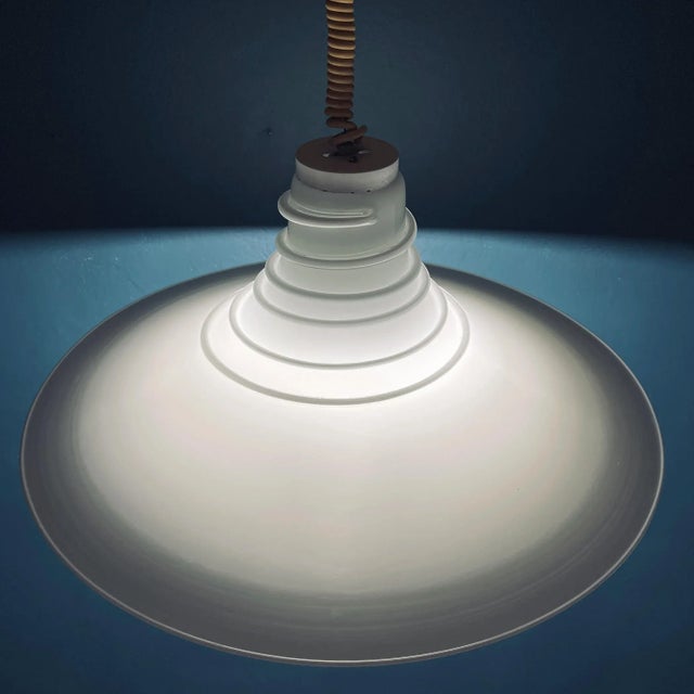 Mid-Century Murano Glass Pendant Lamp, Italy, 1970s For Sale - Image 7 of 15