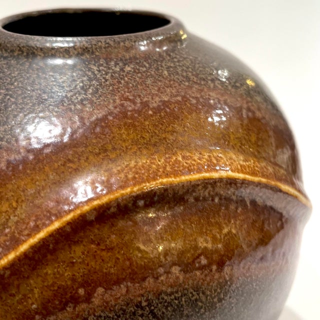 Mid-Century Modern 1970's Brutalist Pottery Orion Vase - Dumler & Breiden Germany For Sale - Image 3 of 12