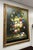 Traditional Late 20th Century Large Original Vibrant Floral Still Life Oil on Canvas For Sale - Image 3 of 12