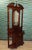 Antique Art Nouveau Mahogany Wardrobe with Beveled Mirror, Chest of Drawers, and Umbrella Stand, 1920s For Sale - Image 18 of 18