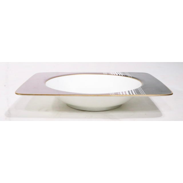 Post Modern Bone China soup bowl designed by Daniel Hechter, in excellent, original, clean and ready to use condition,...