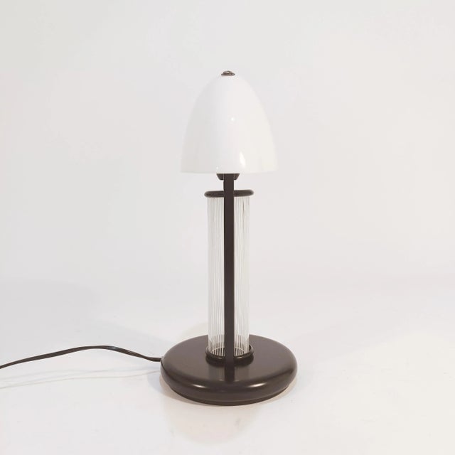 1980s Italian Murano Glass Table Lamp in the style of Skipper and Pollux, 1980s For Sale - Image 5 of 13