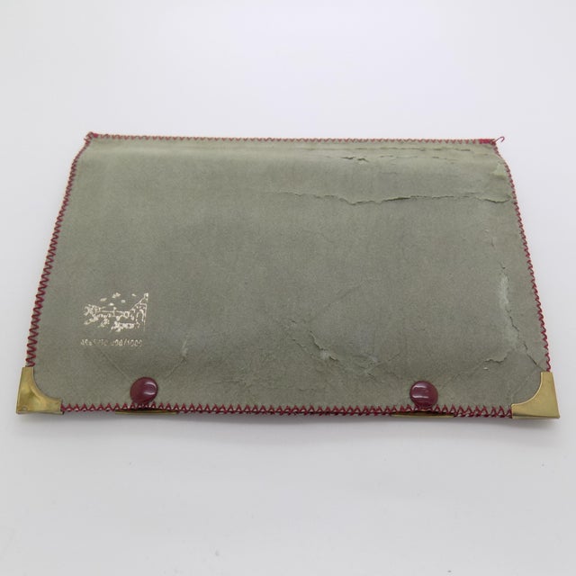 Metal Vintage Italian Handmade Genuine Silver Paper Knife and Magnifier Desk Set For Sale - Image 7 of 18