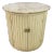 Vintage Neoclassical Roman Contemporary Century Furniture Drum Marble Top Side Table For Sale