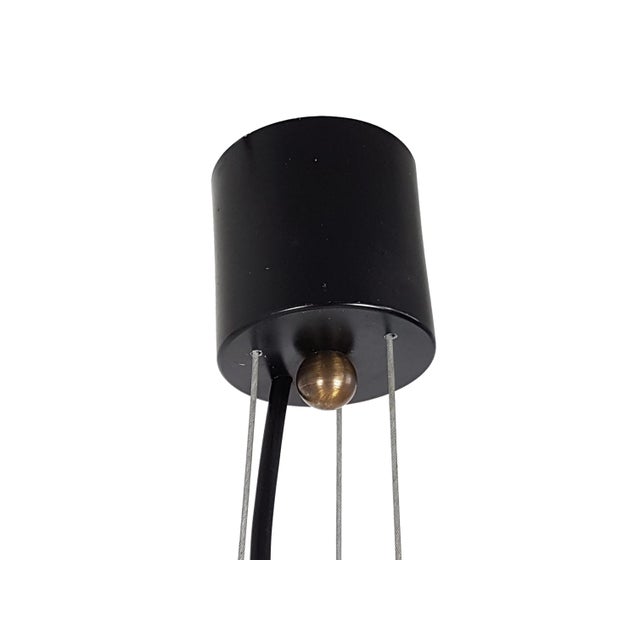 1960s Italian White Opaline Glass Pendant Lamp from Stilnovo, 1960s For Sale - Image 5 of 9