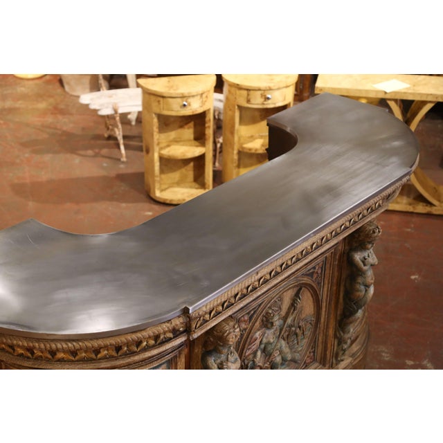 Elevate a wine cellar, library, or entertaining space with this exceptional antique dry bar, crafted in France circa 1820....