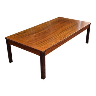 Modern Interform Collection Rosewood Coffee Table / Center Table For Sale