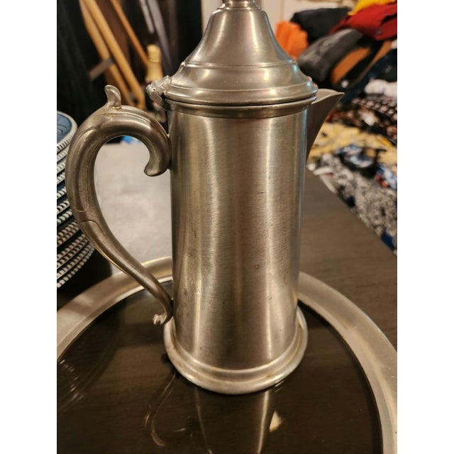 Silver Vintage British Colonial Leonard English Sheffield England Coffee Service Set - 4 pcs For Sale - Image 8 of 8
