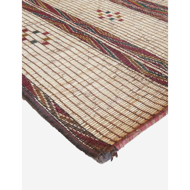 Tribal 1970s Authentic Tuareg Mat - 5 X 3.5 Ft For Sale - Image 3 of 7