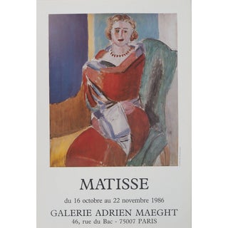 Femme Assise Poster after Henri Matisse For Sale