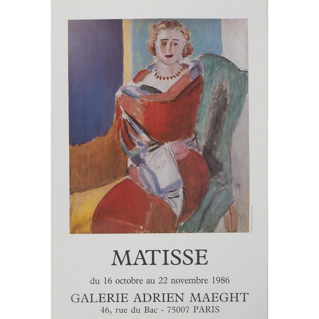Femme Assise Poster after Henri Matisse For Sale