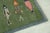 Koi Fish Olive Green Hand Knotted Runner Rug 2.6x8Ft. For Sale - Image 6 of 18