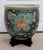 1920s Large Antique Chinese Famille Noire Porcelain Fishbowl Jardinière With Wood Stand, C. 1920–1950 For Sale - Image 5 of 17