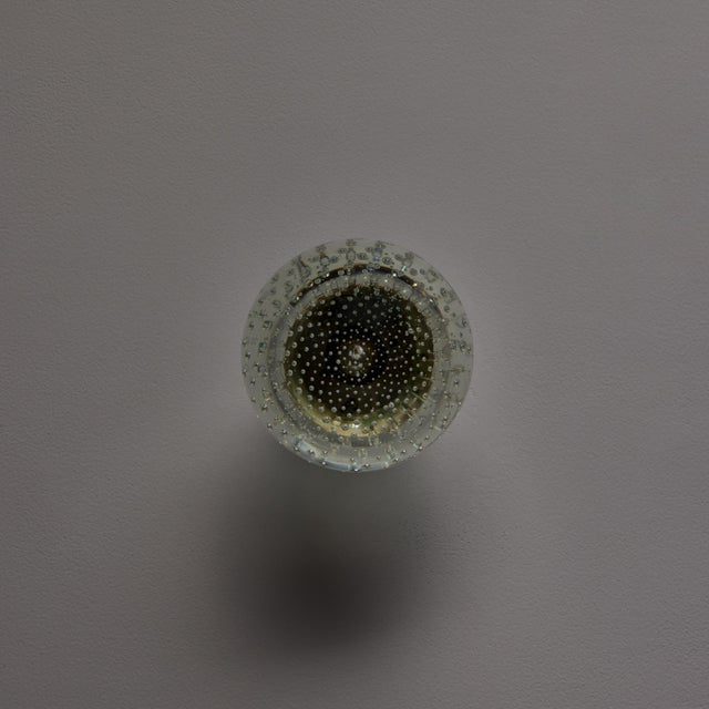 1960s Gino Sarfatti Seguso Bubble Glass Wall or Ceiling Lamp for Arteluce For Sale - Image 18 of 18