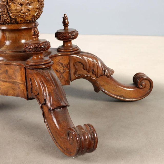 Wood Luigi Filippo Biscuit Table in Walnut For Sale - Image 7 of 10