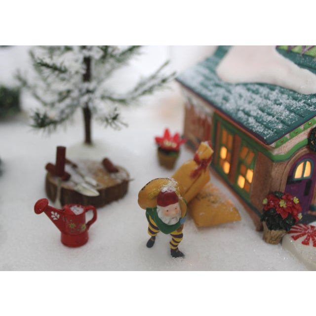 Mrs. Claus’ Greenhouse Diorama – Moore’s North Pole Storybook Collector’s Edition With Signed Book & Coa For Sale - Image 10 of 18