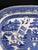 Impressive large blue transferware platter produced by Thomas Fell & Co in Staffordshire, England, circa 1825–1835. The...