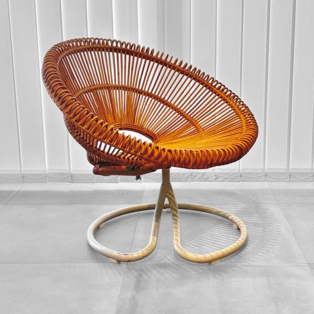 Mid-Century Modern Swivel Easy Chair from Göte Möbler, Sweden, 1960s For Sale - Image 4 of 18