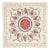 19"x20" All Silk Embroidered Throw Pillow. Modern Handmade Cushion Cover For Sale