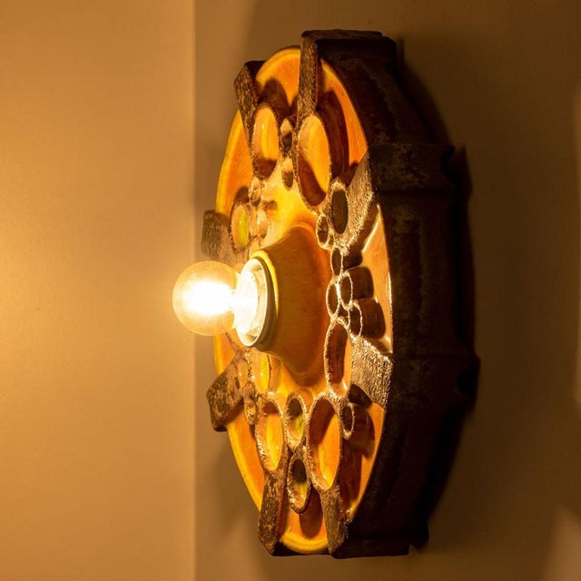 Danish Ceramic Wall Light, 1970 For Sale - Image 11 of 18