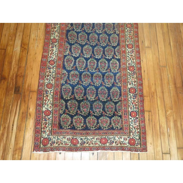 19th Century Late 19th Century Antique Persian Runner - 2'7" x 15'8" For Sale - Image 5 of 10