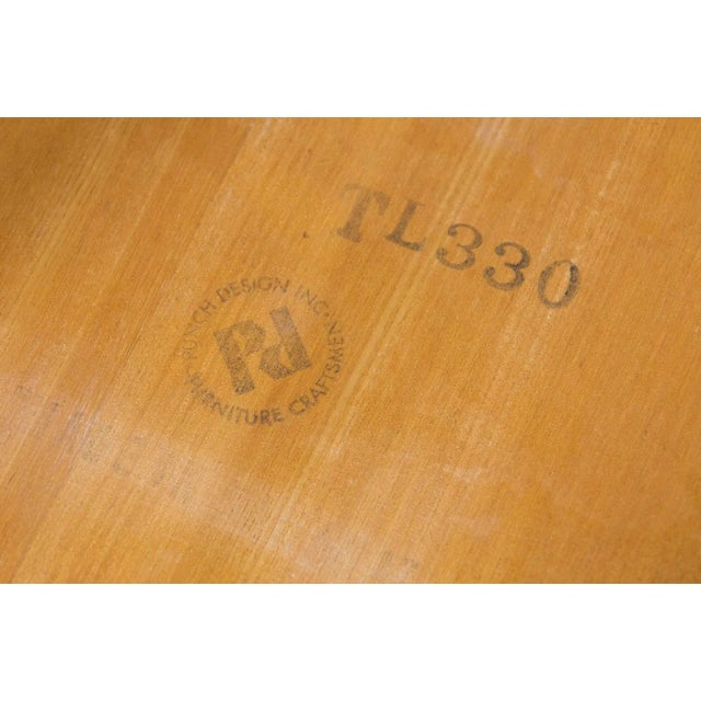 Punch Design Inc. Teak Nesting Tables For Sale - Image 4 of 5