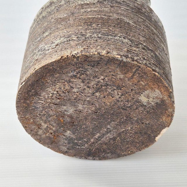 Vintages Stoneware Trilobe Vase from La Borne, 1960s For Sale - Image 9 of 11