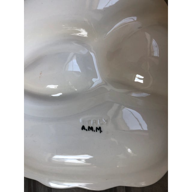 Mid Century Italian Artichoke Plates-a Pair For Sale - Image 10 of 10