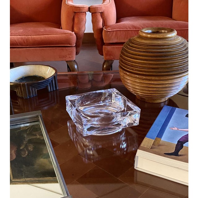 Glass Molded Crystal Ashtray friom Sevres France, 1970s For Sale - Image 7 of 18